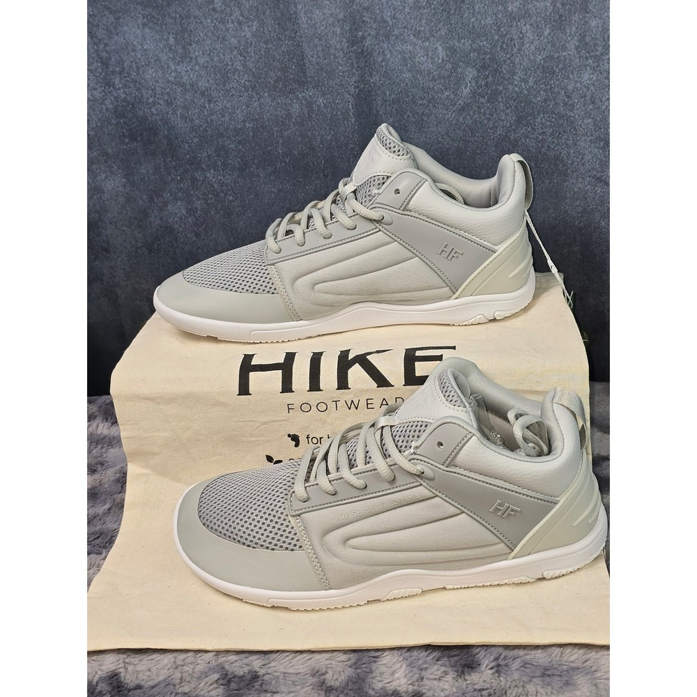 NWT Hike Footwear Lorana‎ Sneaker Light Grey Barefoot Unisex EU 41 US 10/10.5